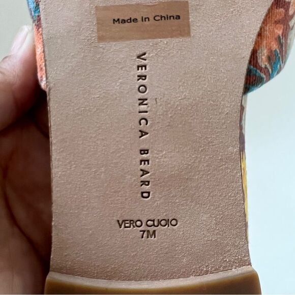 NEW Veronica Beard Etra Knot Slide Sandal in Earthy Floral US 7 MSRP $275 - Picture 6 of 6
